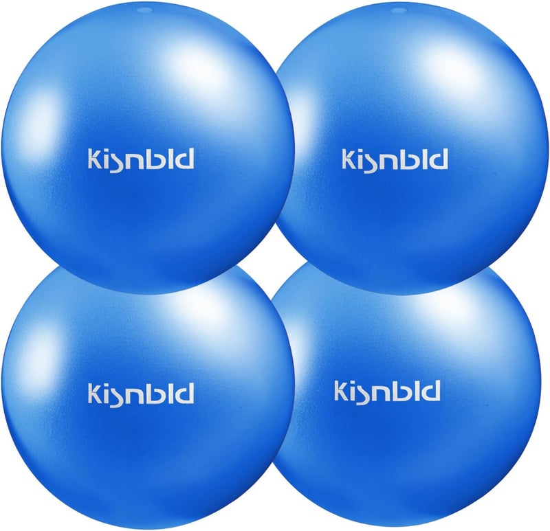 kisnbld Small Exercise Ball, 9 Inch Mini Pilates Ball, Anti Burst and Slip Resistant Mini Yoga Ball for Stability, Fitness, Physical Therapy, Stretching & Core Strength Workout at Home Gym & Office - Image 1
